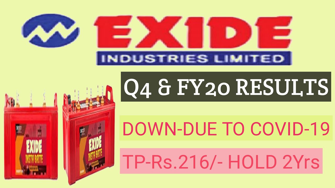 EXIDE INDUSTRIES LTD Q4 AND FY 20 RESULTS HOLD 2 YRS - YouTube