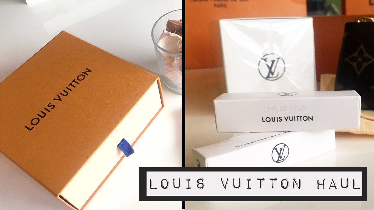 Louis Vuitton Terminal 5 Haul // LV Perfume // Cles - YouTube