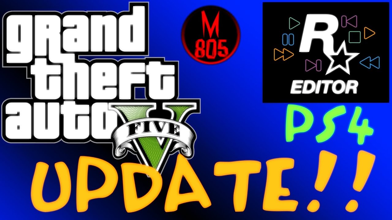 GTA 5 DLC Update " Rockstar Editor " On PS4 All Playable Characters
