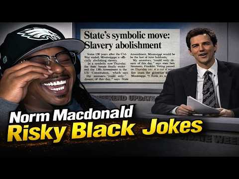 Norm Macdonald Risky Black Jokes | Weekend Update Reaction 😳