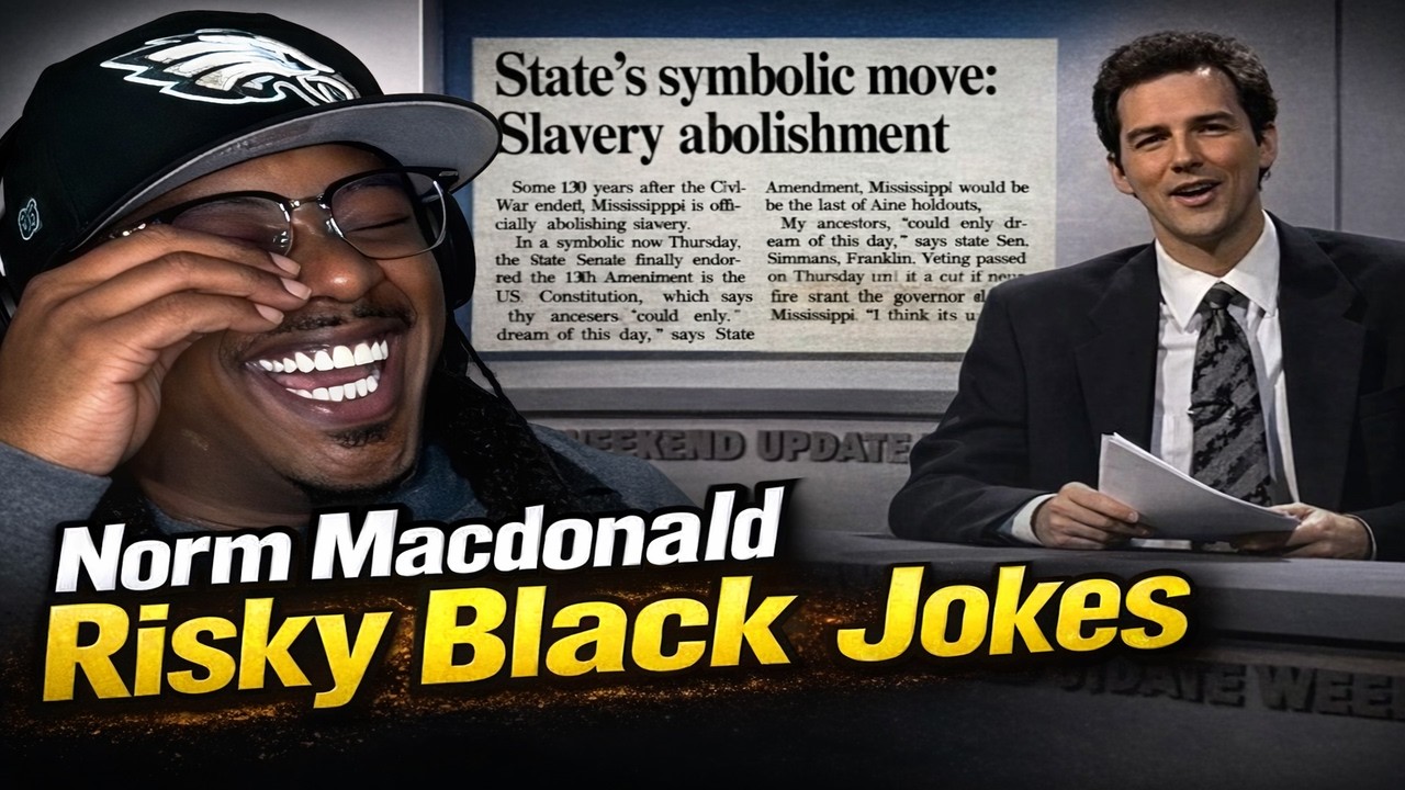 Norm Macdonald Risky Black Jokes | Weekend Update Reaction 😳