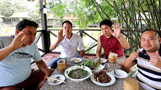 ต้มอื่งเปาะกีนกับลาบดีบสูตรปาสีง👍ເມນູໄຫມສັ່ງໃດເດີ້ຕົ້ມອື່ງເປາະກັບທີມງານຄົບ😋👌