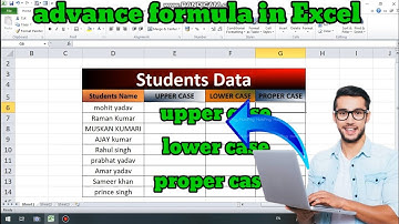 How to apply Upper, Lower and proper formula in Excel 🔥💯 || how to apply case formula