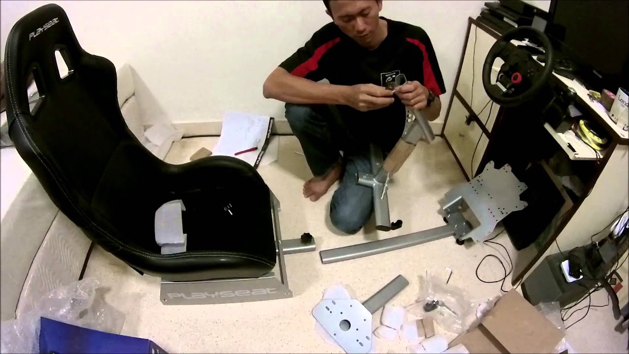 Time Lapse Playseat and Thrustmaster T500RS Assembly - YouTube