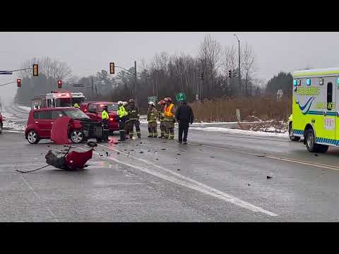 MVC Cty Road 28 at Ganaraska Road December 23, 2023