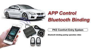 PKE Comfort Entry System APP Control Binding Operation screenshot 3