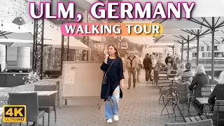 Удивительная пешеходная экскурсия по Ульму, Германия, просмотр улиц в 4k 2023