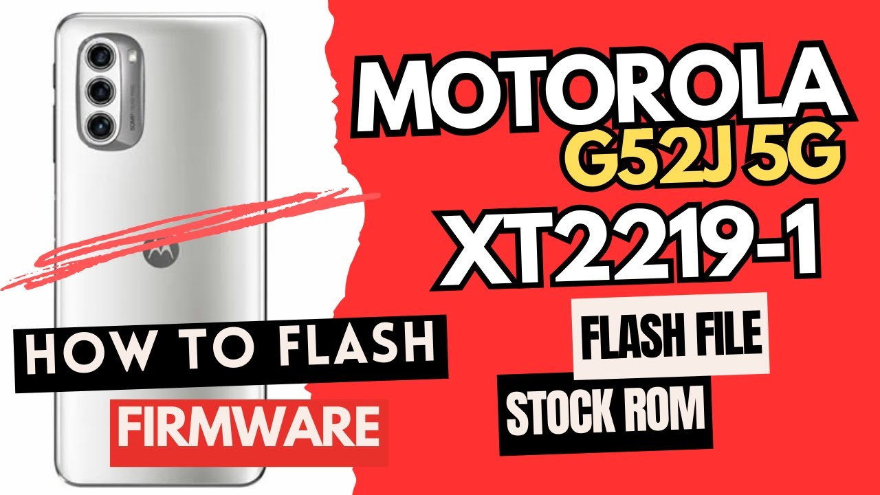 Moto G52j 5G XT2219-1] Stock ROM Flashing Tutorial (Official