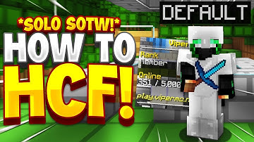 *REAL* HOW TO HCF (NO RANKS, KEYS, KITS) THE BASICS OF SOTW | Minecraft HCF