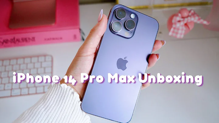 Purple iPhone 14 Pro Max Unboxing & accessories | aesthetic