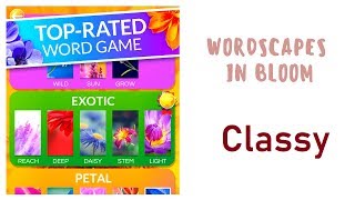 Wordscapes In Bloom Classy Answers screenshot 5