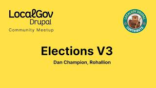 LocalGov Drupal Elections V3