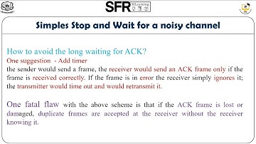 Simplex Protocol for a Noisy Channel by Mrs.V.Vanthana, Department of Computer Applications