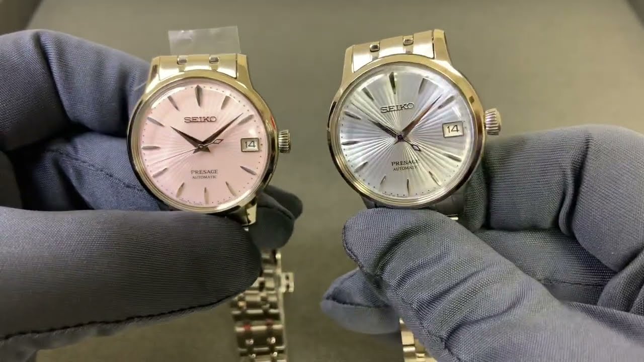 34mm Seiko Presage Cocktail Time (SRP841 & SRP839) - YouTube