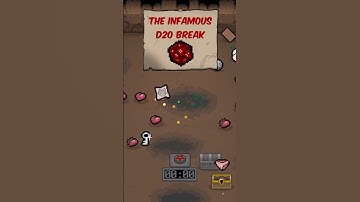 The D20 Break  #gaming #tboi #tipsandtricks #thebindingofisaac #gamer