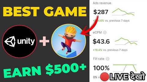 Best App To Earn $500+ Easily With Unity Ads