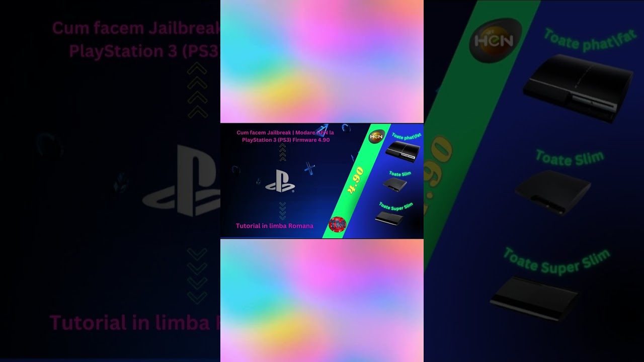 Cum facem Jailbreak (modare) HEN la PlayStation 3 PS3 Firmware 4 90