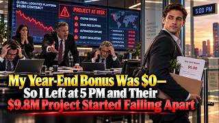 My Year-End Bonus Was $0—So I Left at 5 PM and Their $9.8M Project Started Falling Apart