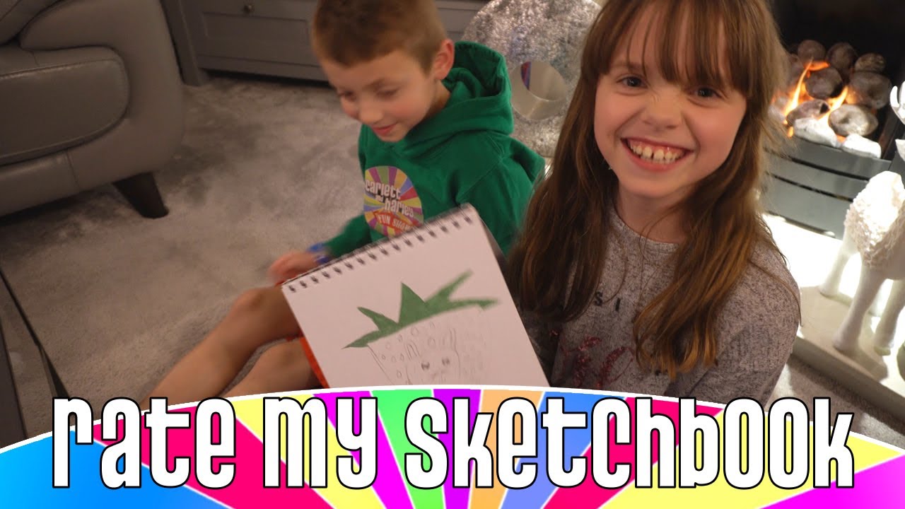 Harley rates Scarlett's sketchbook drawings YouTube