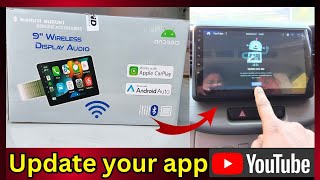 Maruti 9" Wireless Display Audio | YouTube Update your app | car Android music system| screenshot 5
