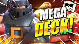 The STRONGEST New Mega Knight Deck in Clash Royale Now!! Destroy Everything!! 