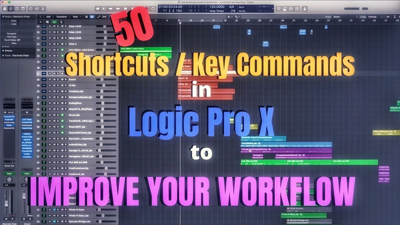 logic pro x shortcuts pdf free download