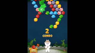 Line bubble game 2 level 439라인버블 레벨 439LINE バブル２st