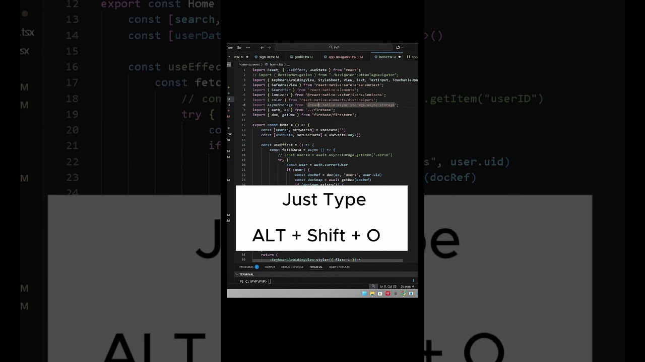How to remove unused imports with one simple command