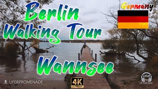 Berlin Walking Tour Wannsee, 4K ASMR
