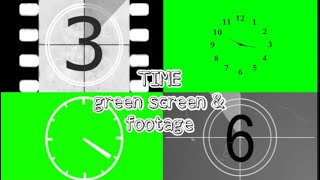 TIME ( green screen & footage )