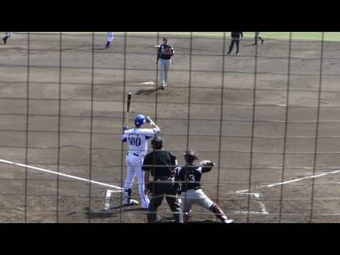 2017年4月16日イースタンリーグ 横浜DeNA－千葉ロッテ 網谷選手 タイムリーヒット 【Yokohama db専用動画複製・転用禁止】