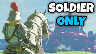 Can You Beat Zelda Breath of the Wild Using ONLY Soldier Gear?