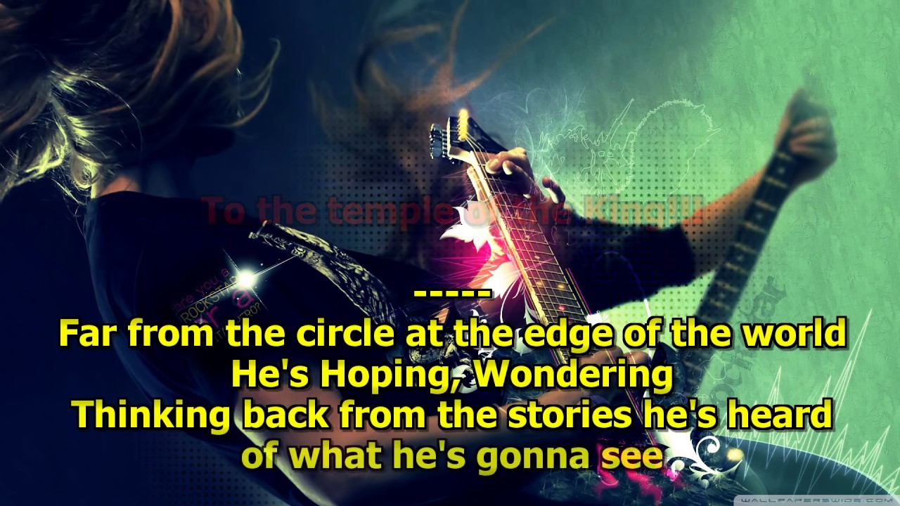 Temple Of The King Rainbow Karaoke HD YouTube