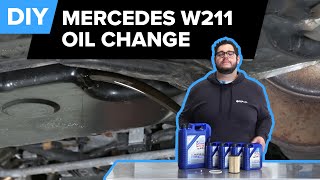 mercedes e63 amg oil change & service indicator reset diy (mercedes e55 amg, c219 cls63 amg)