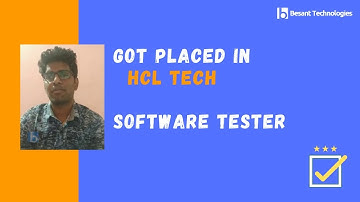 Besant Technologies Kalyan Nagar Reviews | Sabari Got Placed in HCL | Software Testing Course Hebbal