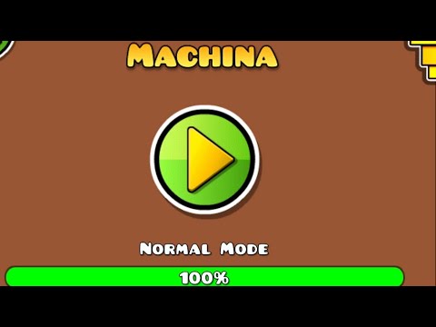 Machina old version in geometry dash world @RobTopGames