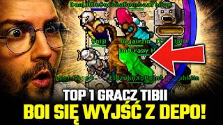 DLACZEGO TOP 1 TIBII (3136 lvl) boi się wyjść z depo ESKORTUJE GO 35 OSÓB!