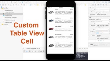 Custom iOS Table View Cell