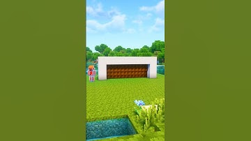 Minecraft Garage Door🚪 #shorts #minecraft