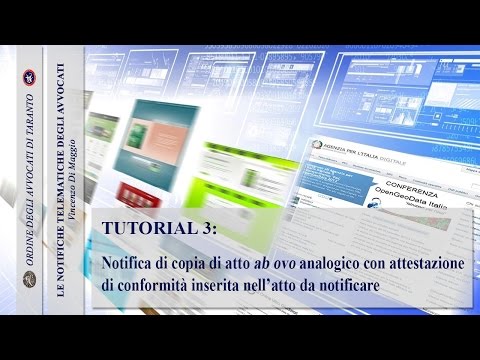 3  LE NOTIFICHE TELEMATICHE DEGLI AVVOCATI   Atto analogico