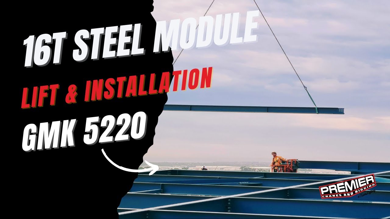 Module Steel Lift Steel Module Lift and Installation (GoPro) - YouTube