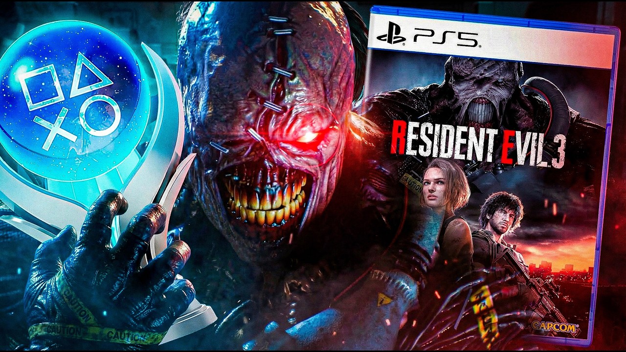 PLATINEI Resident Evil 3 Remake, e nem esfriou a marmita...