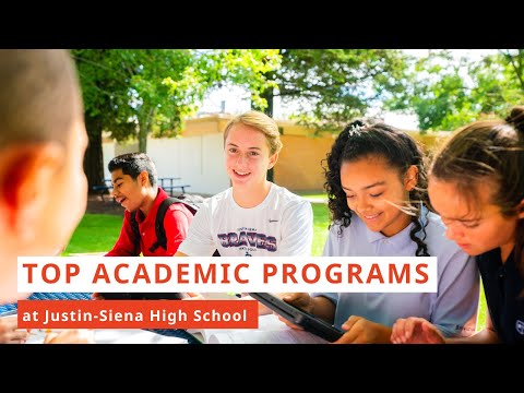 Top academic programs at Justin-Siena High School
