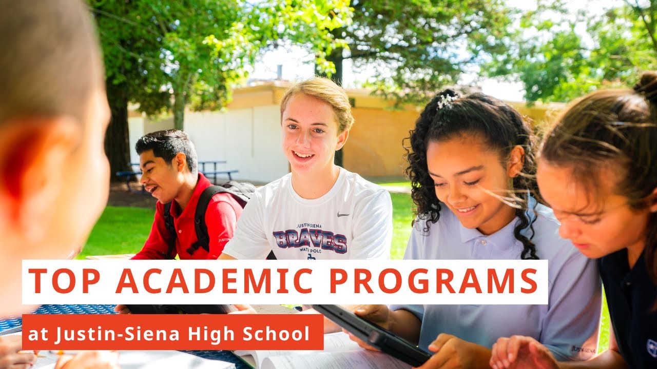 Top academic programs at Justin-Siena High School