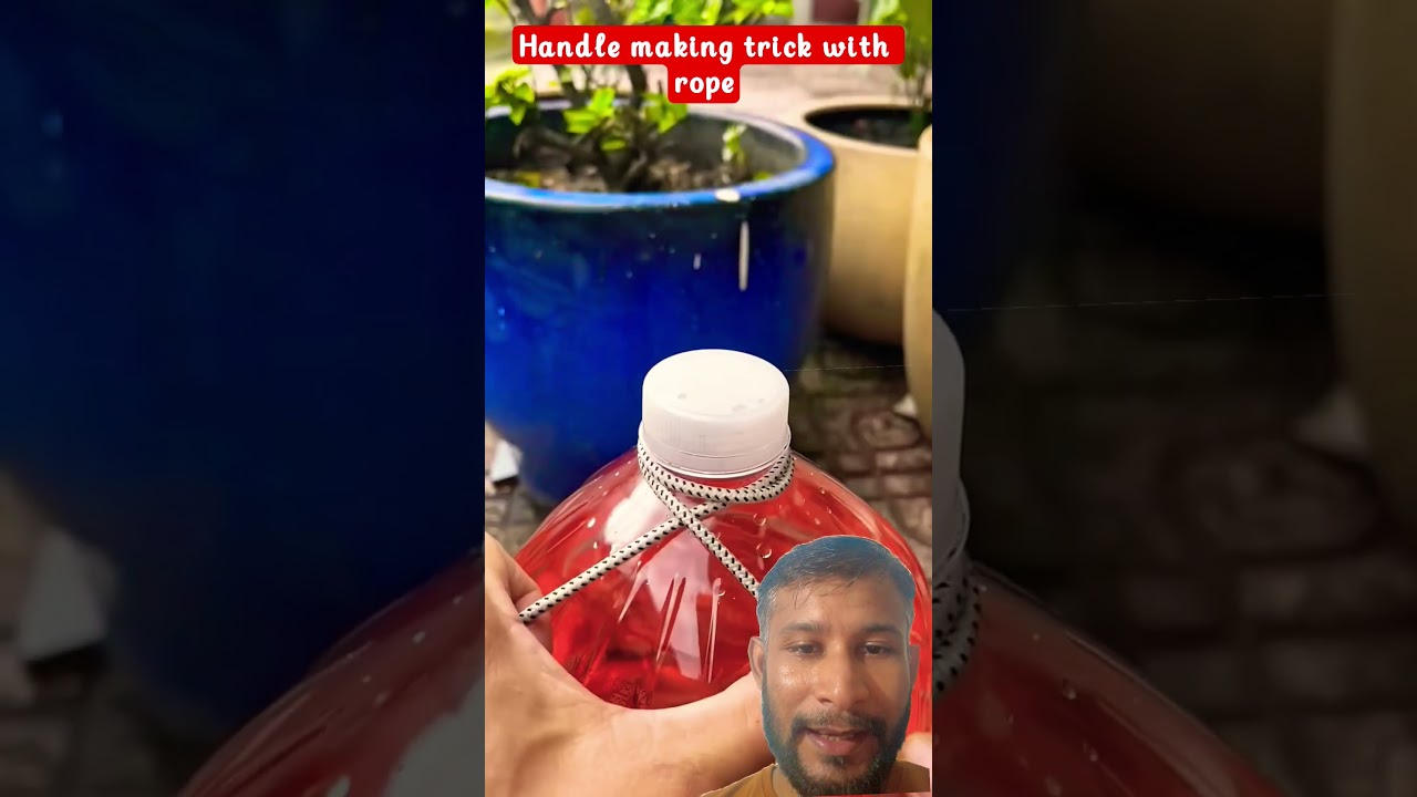 Handle making trick with rope👍 