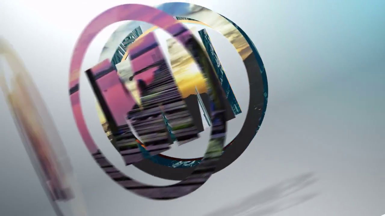 Photo Rotated Logo After Effects Template