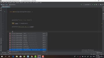 Android Development using Kotlin and Firebase | Get input from user in kotlin :06
