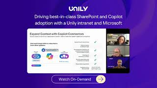 How Unily and Copilot turn scattered knowledge into instant answers | On-Demand Webinar