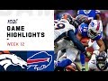 Broncos vs. Bills Week 12 Highlights | NFL 2019