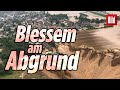 Hochwasser Erftstadt-Blessem: Kiesgrube bricht immer weiter ein